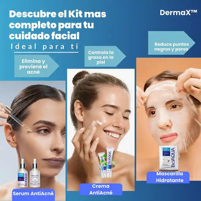 DermaX™ : El kit más completo para decirle adiós al acné